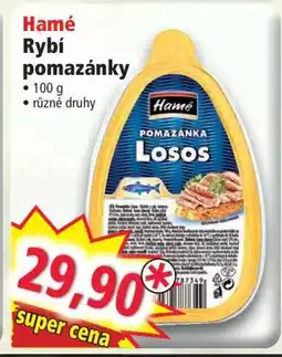 Norma Hamé Rybí pomazánky nabídka