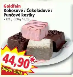 Norma Goldfein Kokosové / Čokoládové / Punčové kostky nabídka