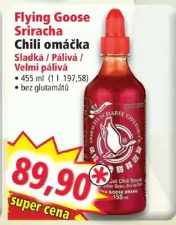 Norma Flying Goose Sriracha Chili omáčka nabídka