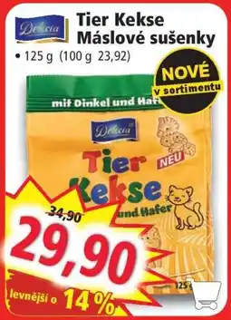 Norma Tier Kekse Máslové sušenky nabídka