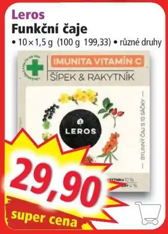 Norma Leros Funkční čaje nabídka
