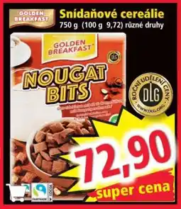 Norma Snídaňové cereálie nabídka