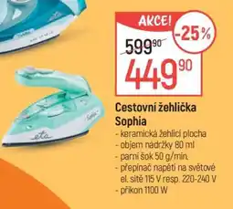 Globus Cestovní žehlička Sophia nabídka