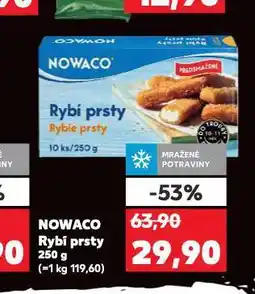 Kaufland Nowaco rybí prsty nabídka