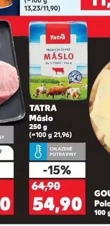 Kaufland Tatra máslo nabídka
