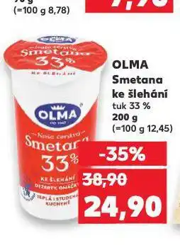 Kaufland Olma smetana ke šlehání nabídka