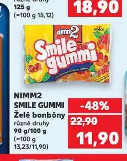 Kaufland Nimm2 smilegummi nabídka