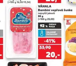 Kaufland Bambini vepřová šunka nabídka