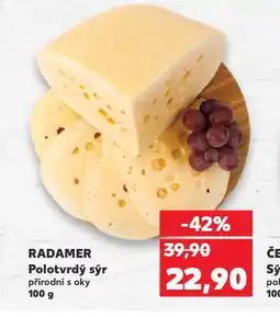Kaufland Radamer polotvrdý sýr nabídka