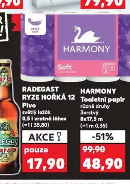 Kaufland Harmony toaletní papír nabídka