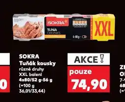 Kaufland Sokra tuňák kousky nabídka