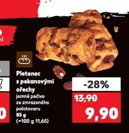 Kaufland Pletenec s pekanovými ořechy nabídka