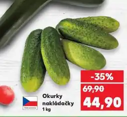 Kaufland Okurky nakládačky nabídka