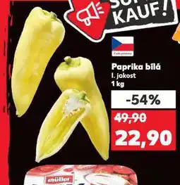 Kaufland Paprika bílá nabídka