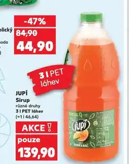 Kaufland Jupí sirup nabídka