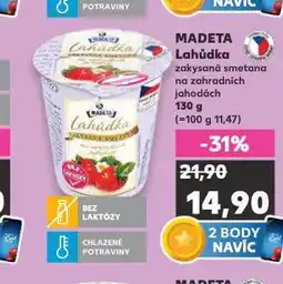 Kaufland Madeta lahůdka nabídka