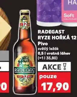 Kaufland Pivo radegast nabídka