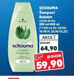 Kaufland Schauma šampon nabídka