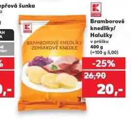 Kaufland Bramborové knedlíky nabídka
