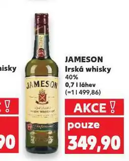 Kaufland Jameson irish whisky nabídka