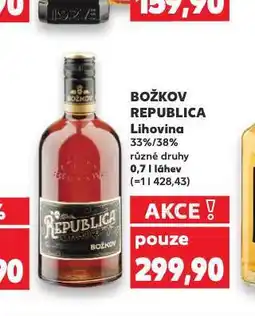 Kaufland Božkov republica nabídka