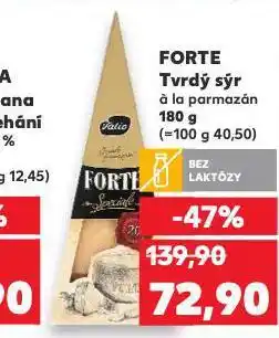 Kaufland Forte tvrdý sýr nabídka