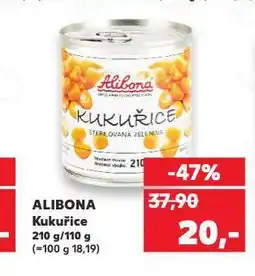 Kaufland Alibona kukuřice nabídka