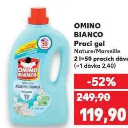 Kaufland Omino bianco prací gel nabídka