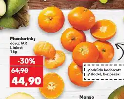 Kaufland Mandarinky nabídka