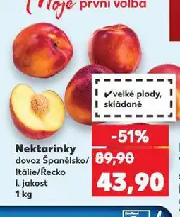 Kaufland Nektarinky nabídka