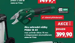 Kaufland Aku zahradní nůžky nabídka