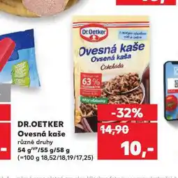 Kaufland Dr. oetker ovesná kaše nabídka