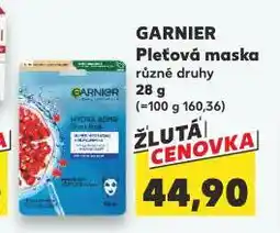 Kaufland Garnier pleťová maska nabídka