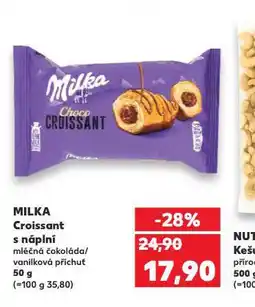Kaufland Milka croissant s náplní nabídka