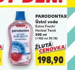 Kaufland Parodontax ústní voda nabídka