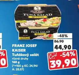 Kaufland Tuňákový salát franz josef kaiser nabídka