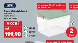 Kaufland Sada úložných boxů nabídka