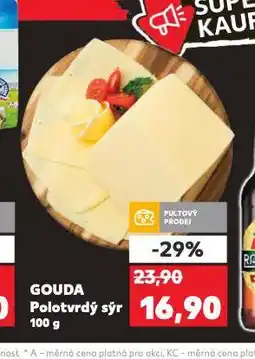 Kaufland Gouda sýr nabídka