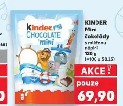 Kaufland Kinder mini čokolády nabídka