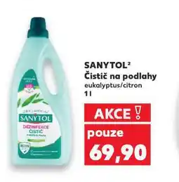 Kaufland Sanytol čistič na podlahy nabídka