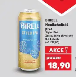 Kaufland Birell nealkoholické pivo nabídka