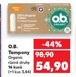 Kaufland O.b. tampony nabídka