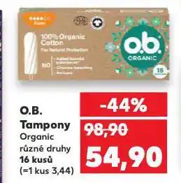 Kaufland O.b. tampony nabídka