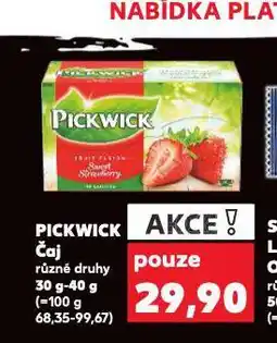 Kaufland Pickwick čaj nabídka