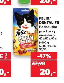 Kaufland Felix pochoutky pro kočky nabídka