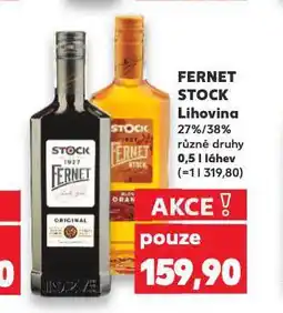 Kaufland Fernet stock nabídka