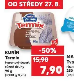 Kaufland Kunín termix nabídka