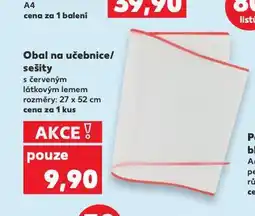 Kaufland Obal na učebnice nabídka