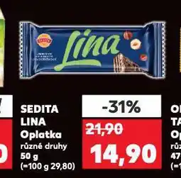 Kaufland Sedita lina oplatka nabídka