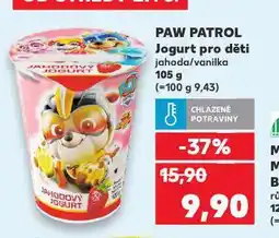 Kaufland Paw patrol jogurt pro děti nabídka